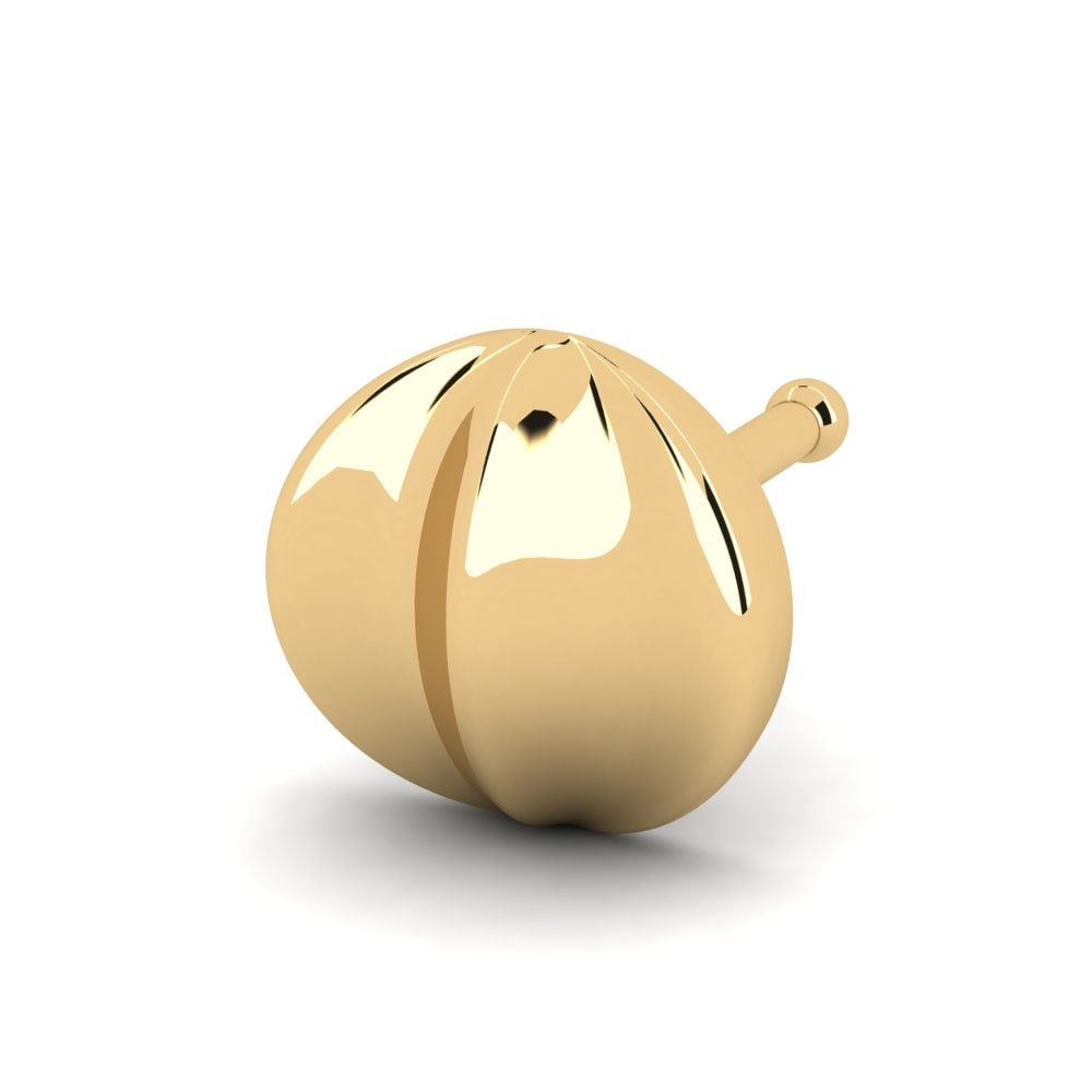 18K Geel Goud Neus Pin Higpicd