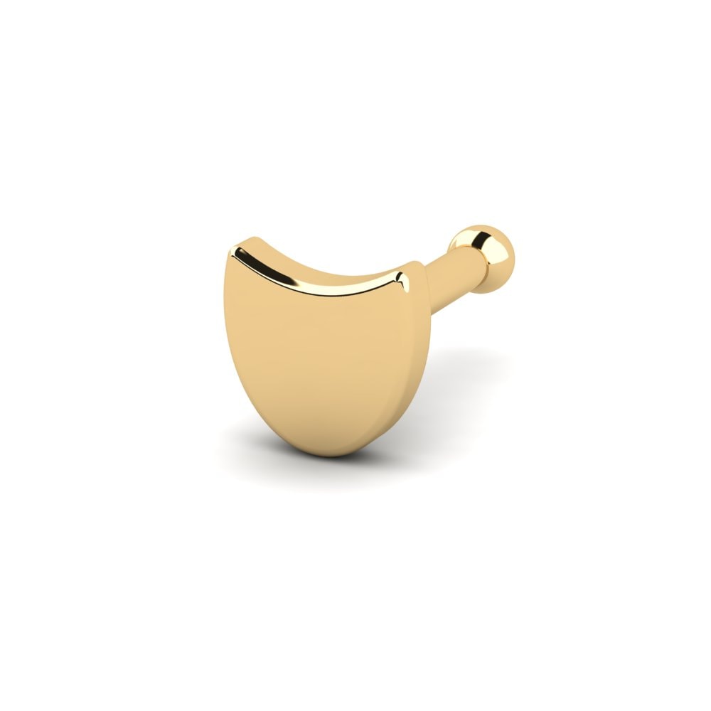 18K Geel Goud Neus Pin Hundr