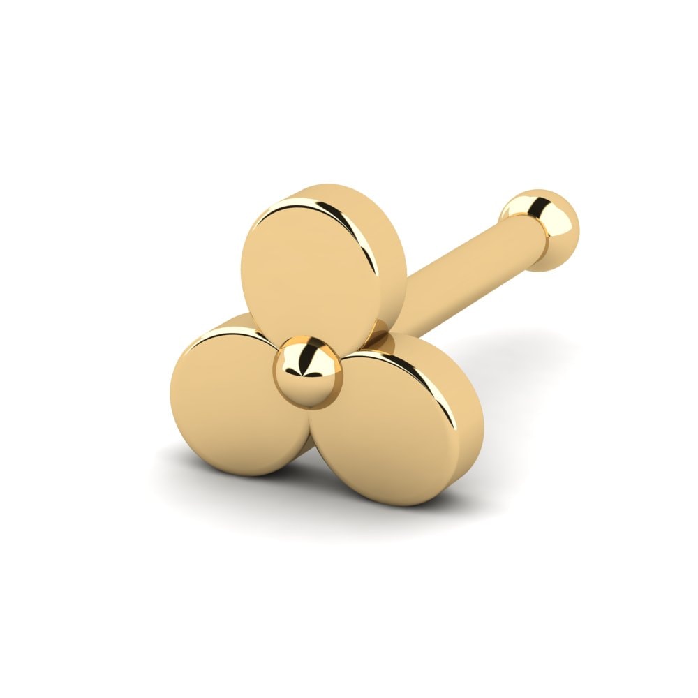 18K Geel Goud Neus Pin Jutlore