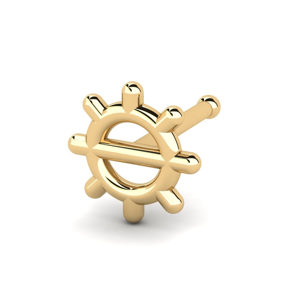 18K Geel Goud Neus Pin Kayani