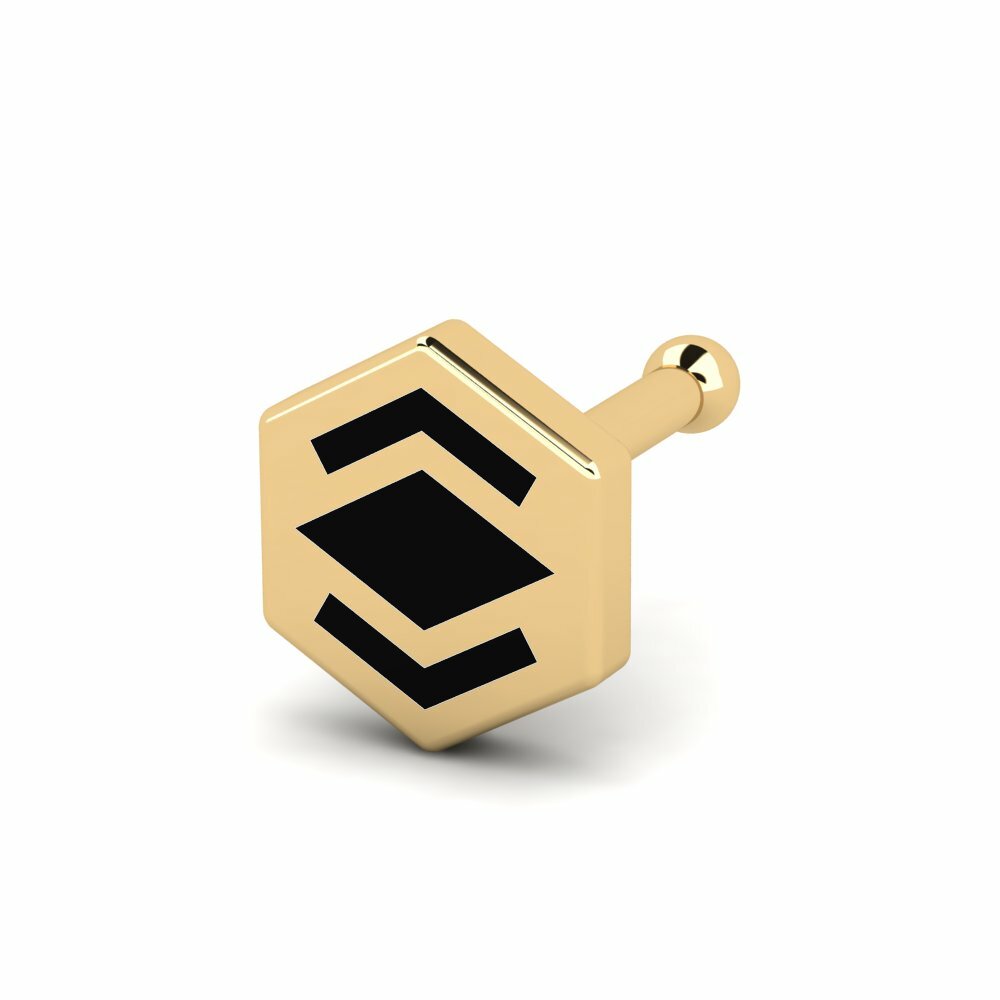 18K Geel Goud Neus Pin Kevork