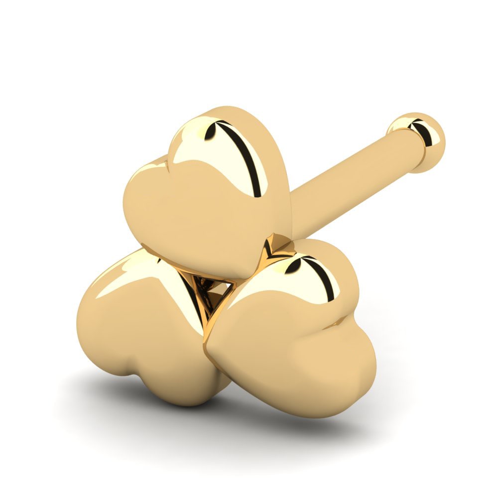 18K Geel Goud Neus Pin Kokeen