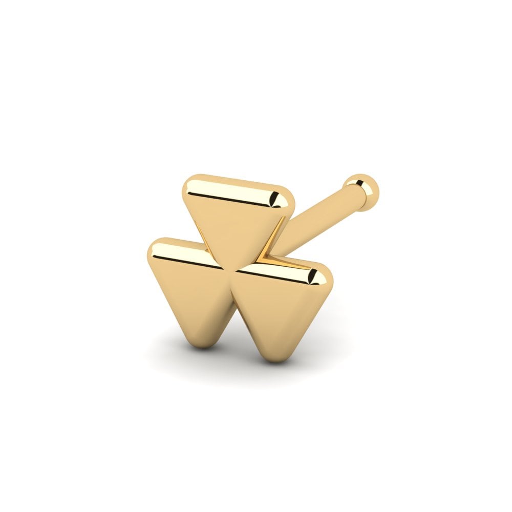 18K Geel Goud Neus Pin Koropi