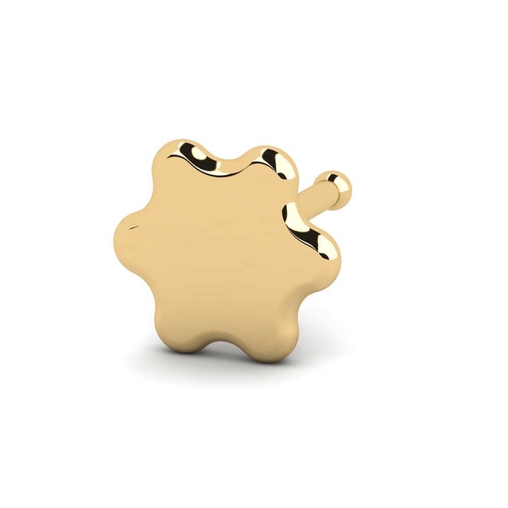 18K Geel Goud Neus Pin Mram