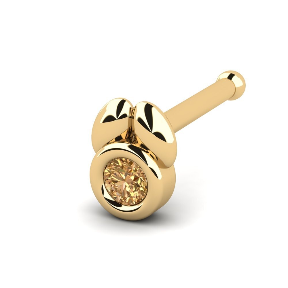 Diamant Brun Piercing Nez Urumi