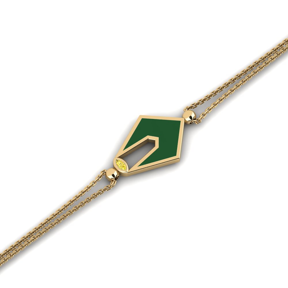 Yellow Sapphire Women's Bracelet Baresione