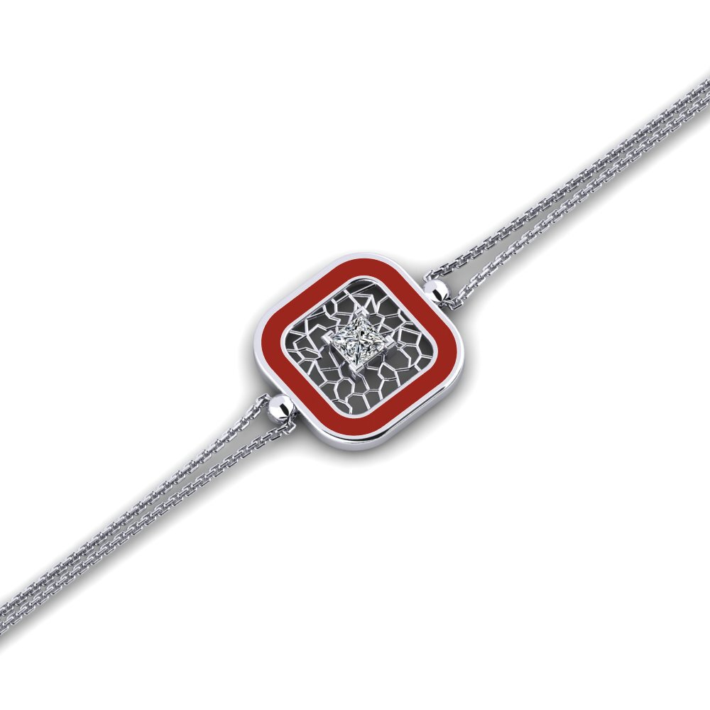 White Silver Women's Bracelet Brive