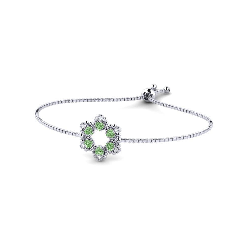 Paladio Diamante Verde Pulsera de Mujer Nicosia