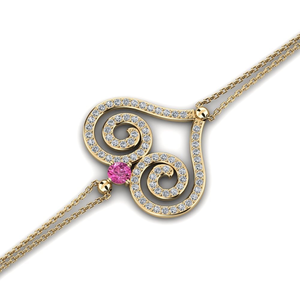 Pink Topaz Women's Bracelet Yarenes
