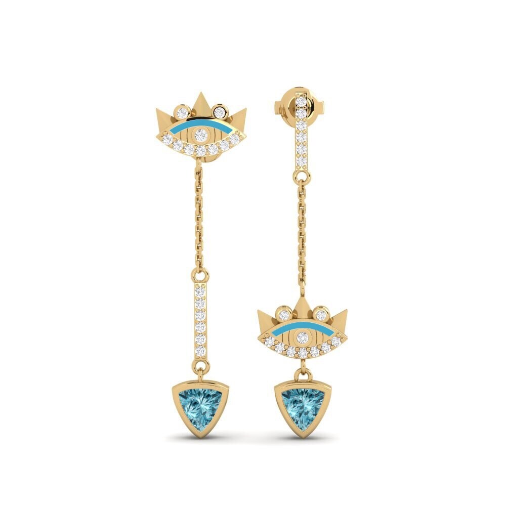 Blue Zircon Women's Earring Agba