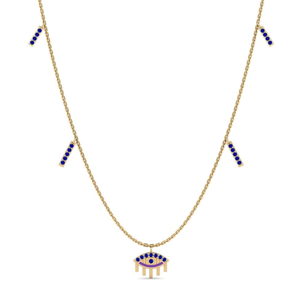 Sapphire Necklace Aniwaniwa