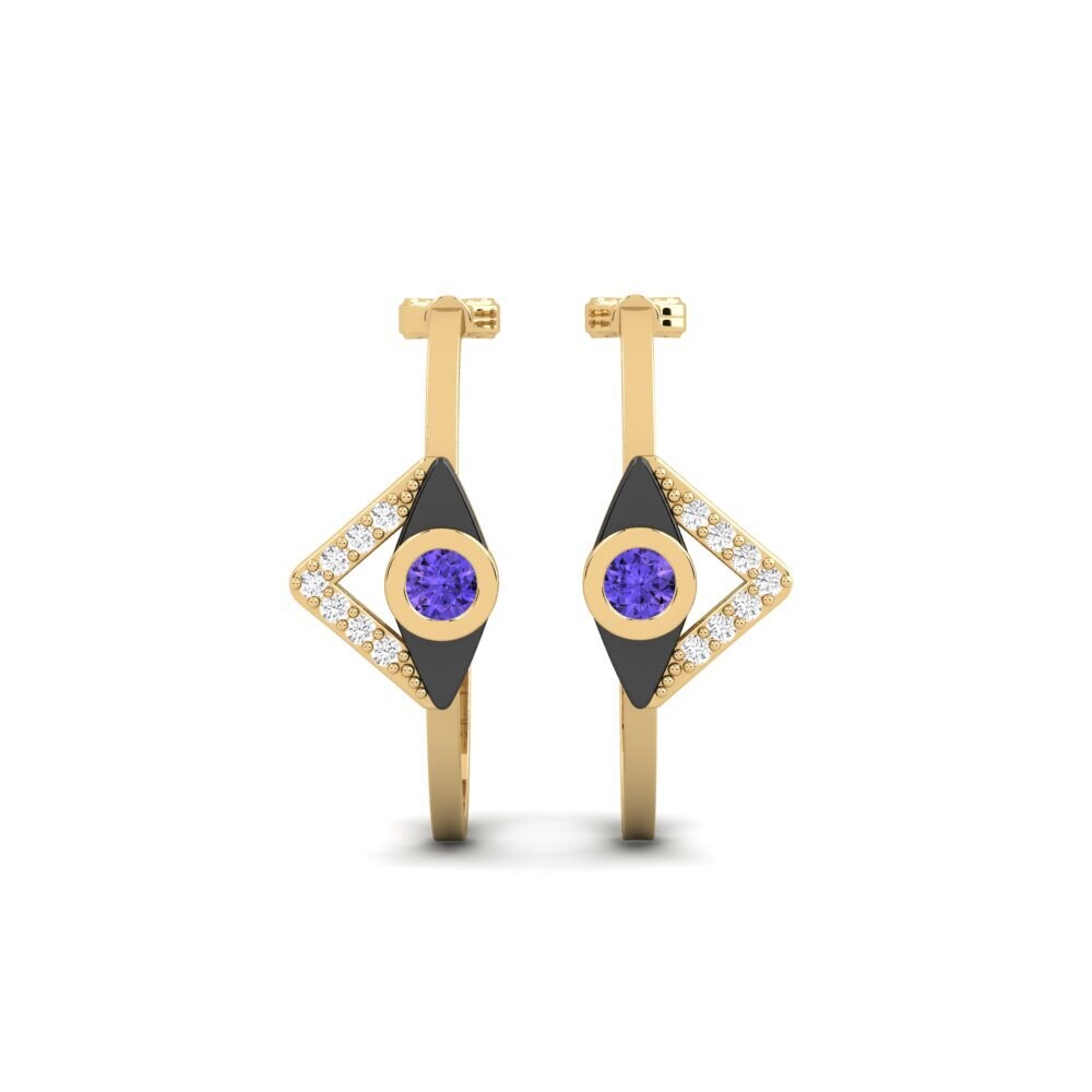 Tanzanite Women's Earring Aquca