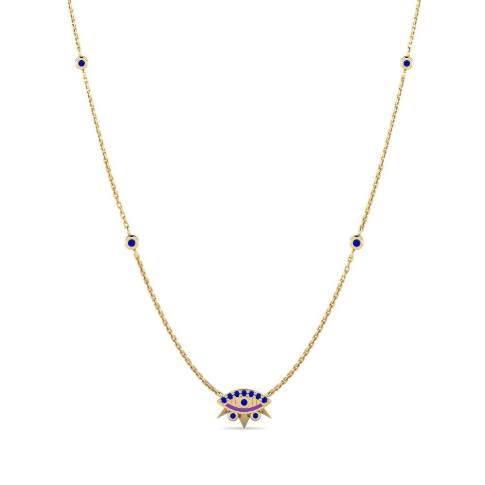 Sapphire Necklace Arcubalenu