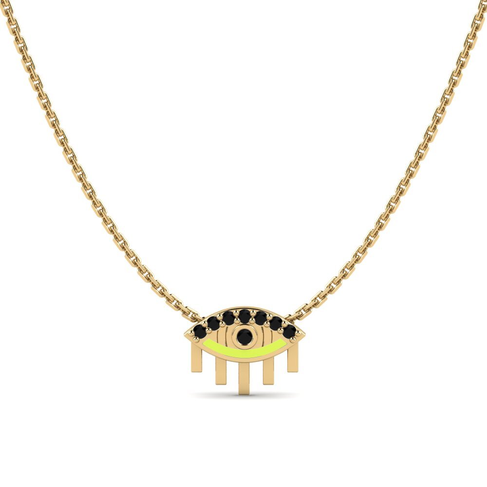 Zafiro negro Collar de Mujer Daimana