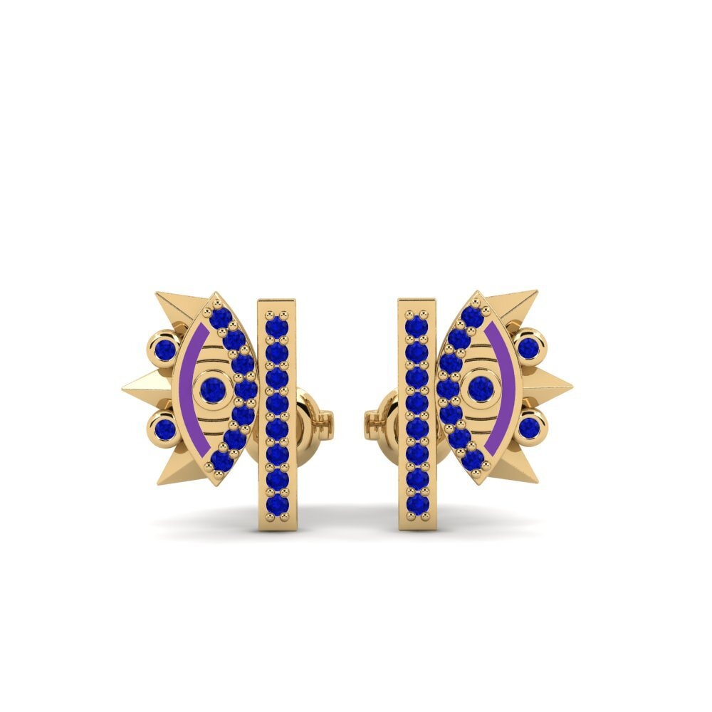 Sapphire Earring Ibara