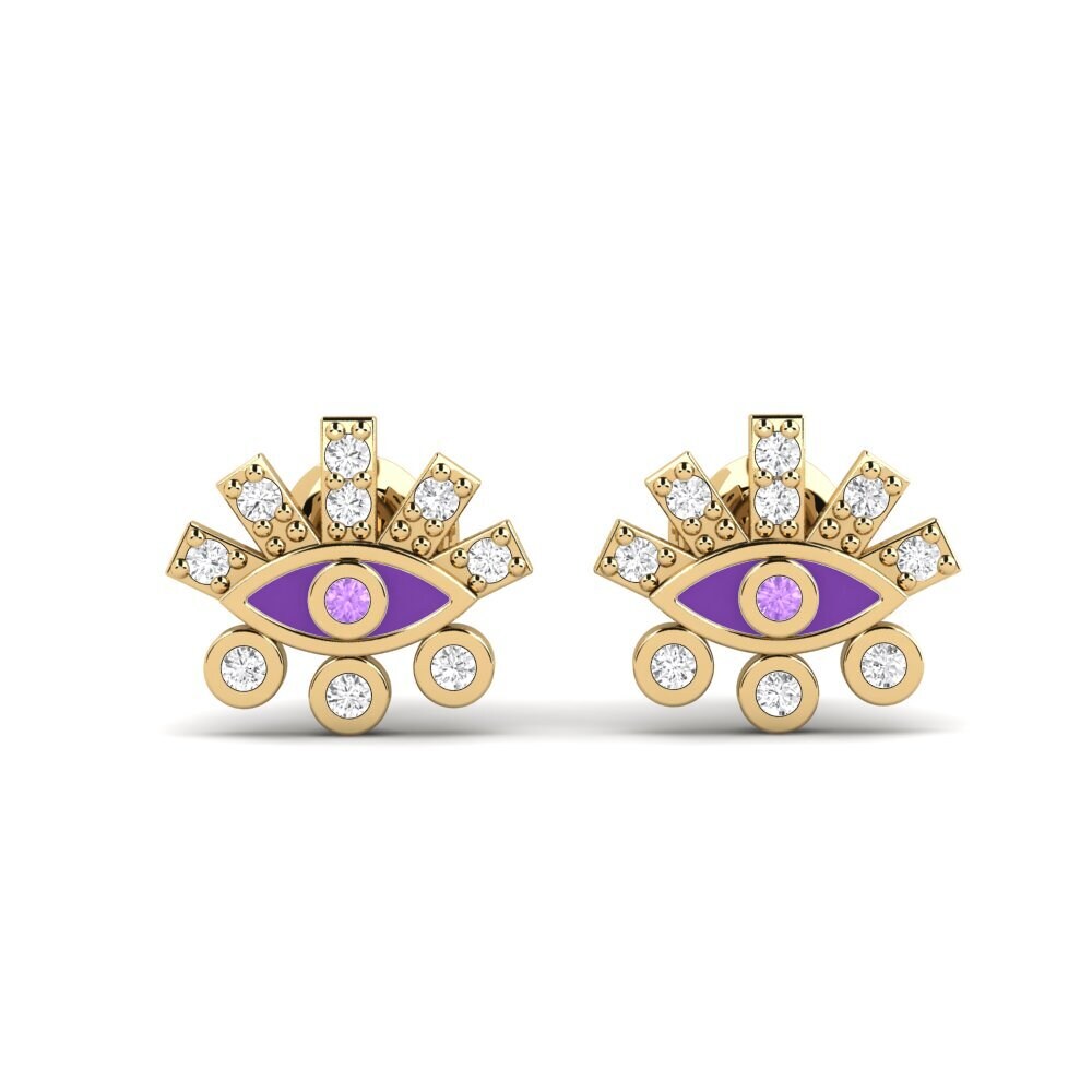 Amethyst Women's Earring Kardianda