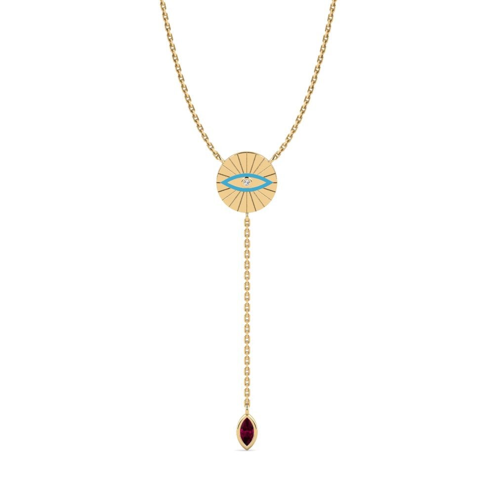 Rhodolite Garnet Women's Necklace Kumurika