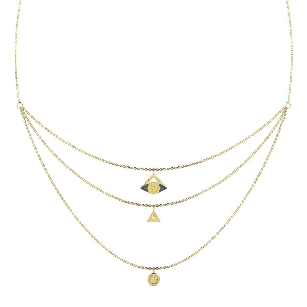 Yellow Sapphire Necklace Molo