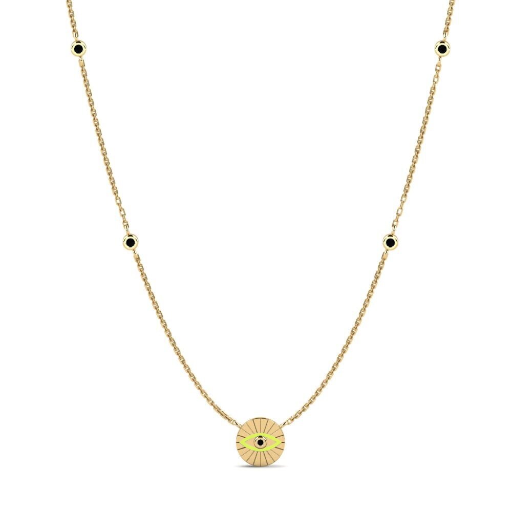 Zafiro negro Collar de Mujer Terang