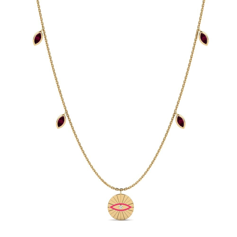 Rhodolite Garnet Women's Necklace Umnyama