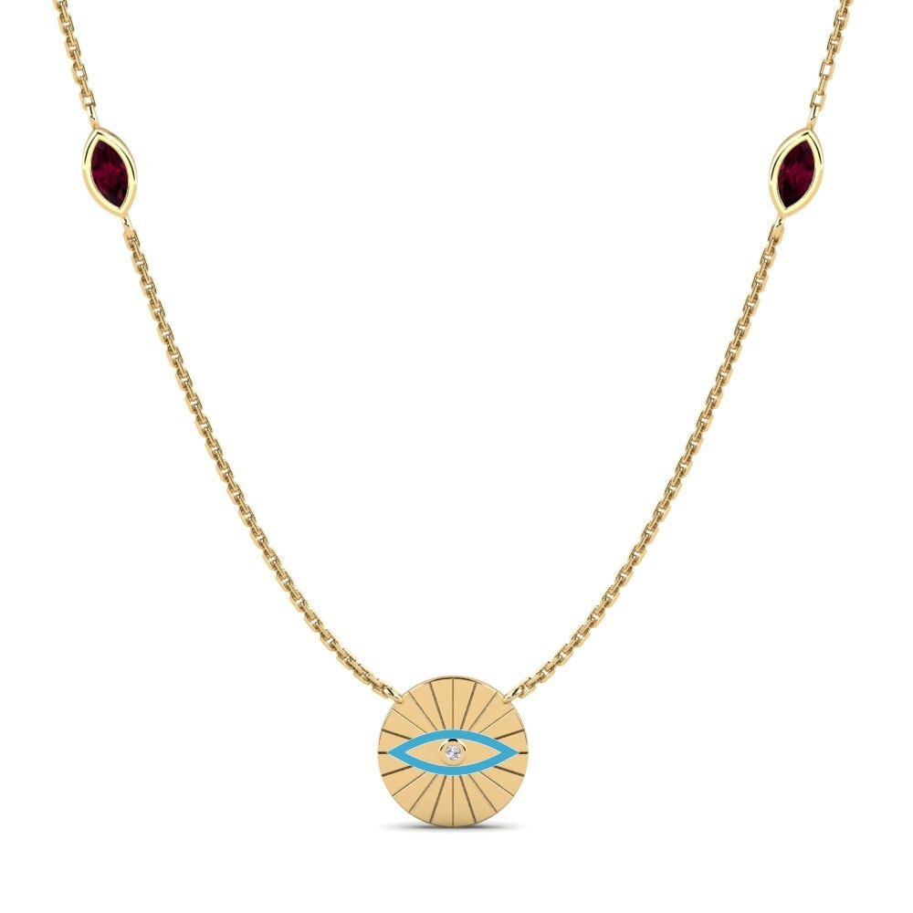 Rhodolite Garnet Women's Necklace Veselka