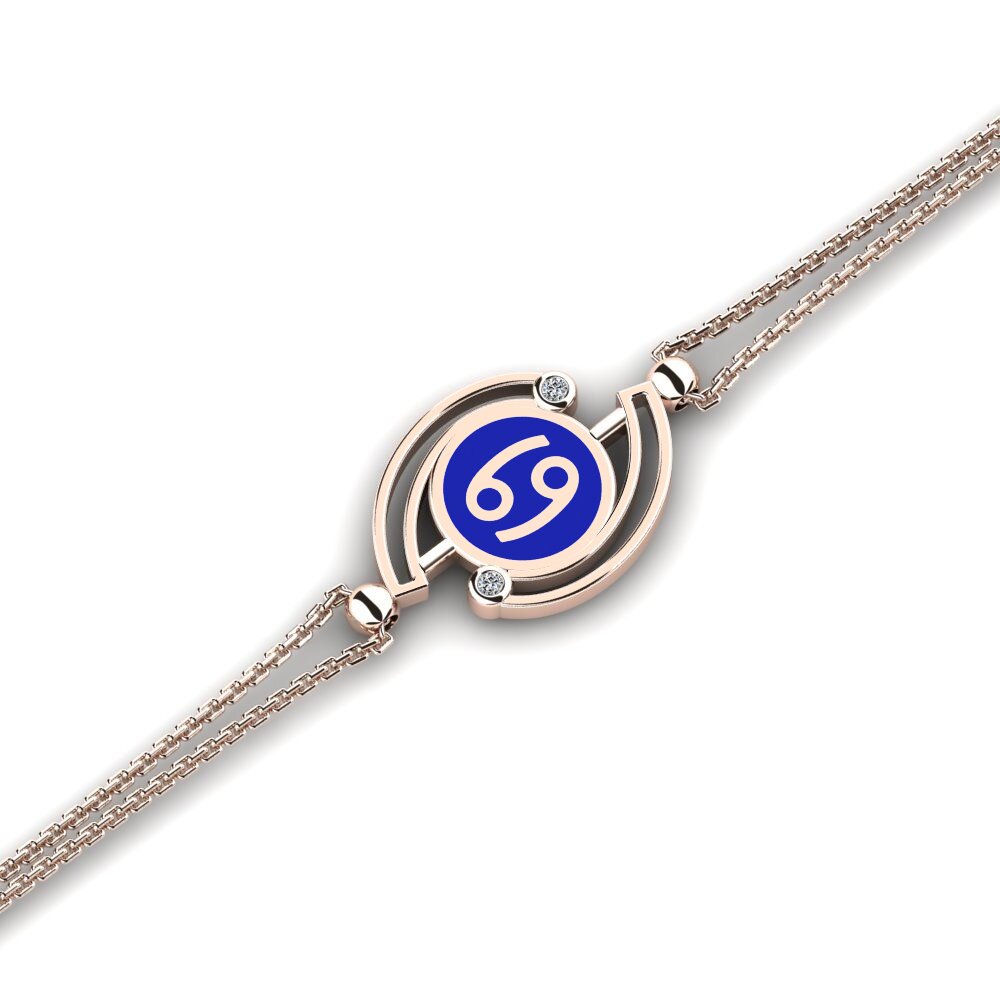 9ct Rose Gold Women's Bracelet Rothen - Cancer