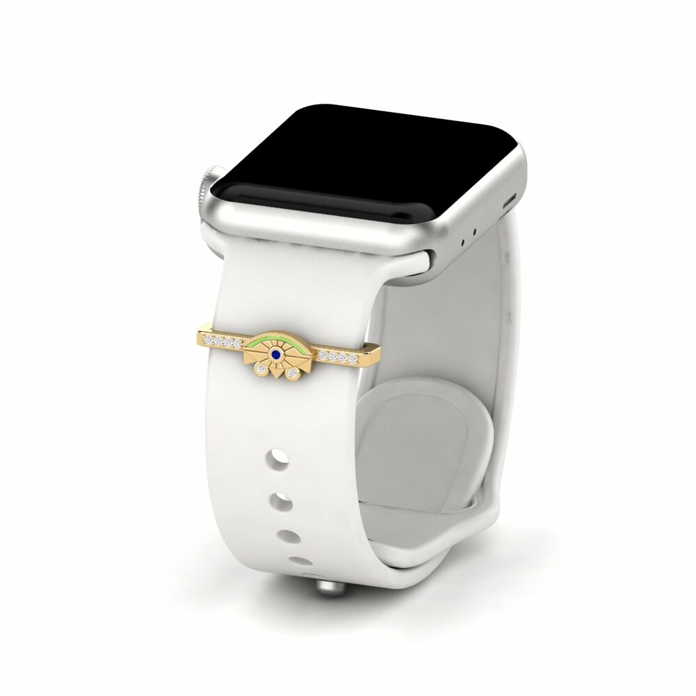 Accesorios para Apple Watch® Distira - Oro Amarillo 585 Zafiro