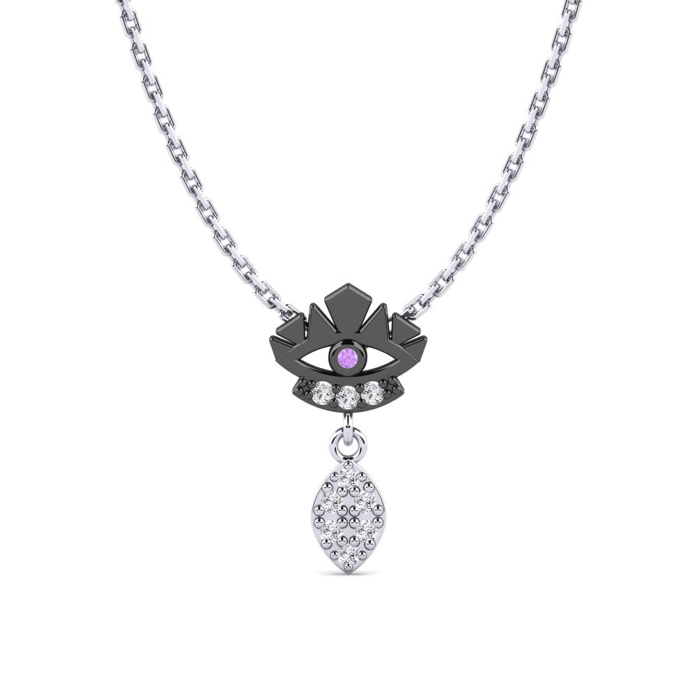 Amethyst Women's Pendant Ecouter