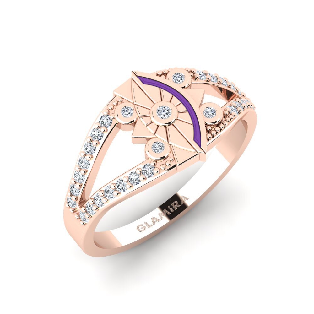 14ct Rose Gold Ring Elegancki
