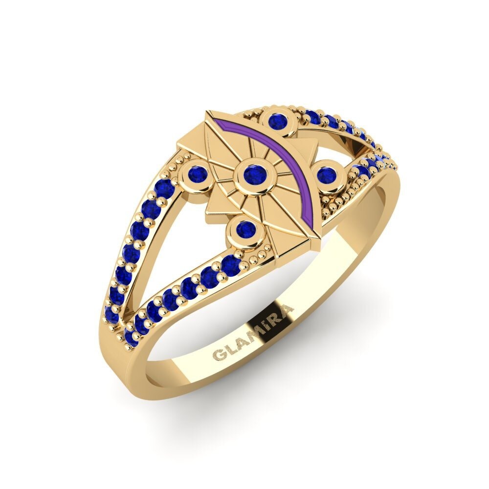 Saphir Ring Elegancki