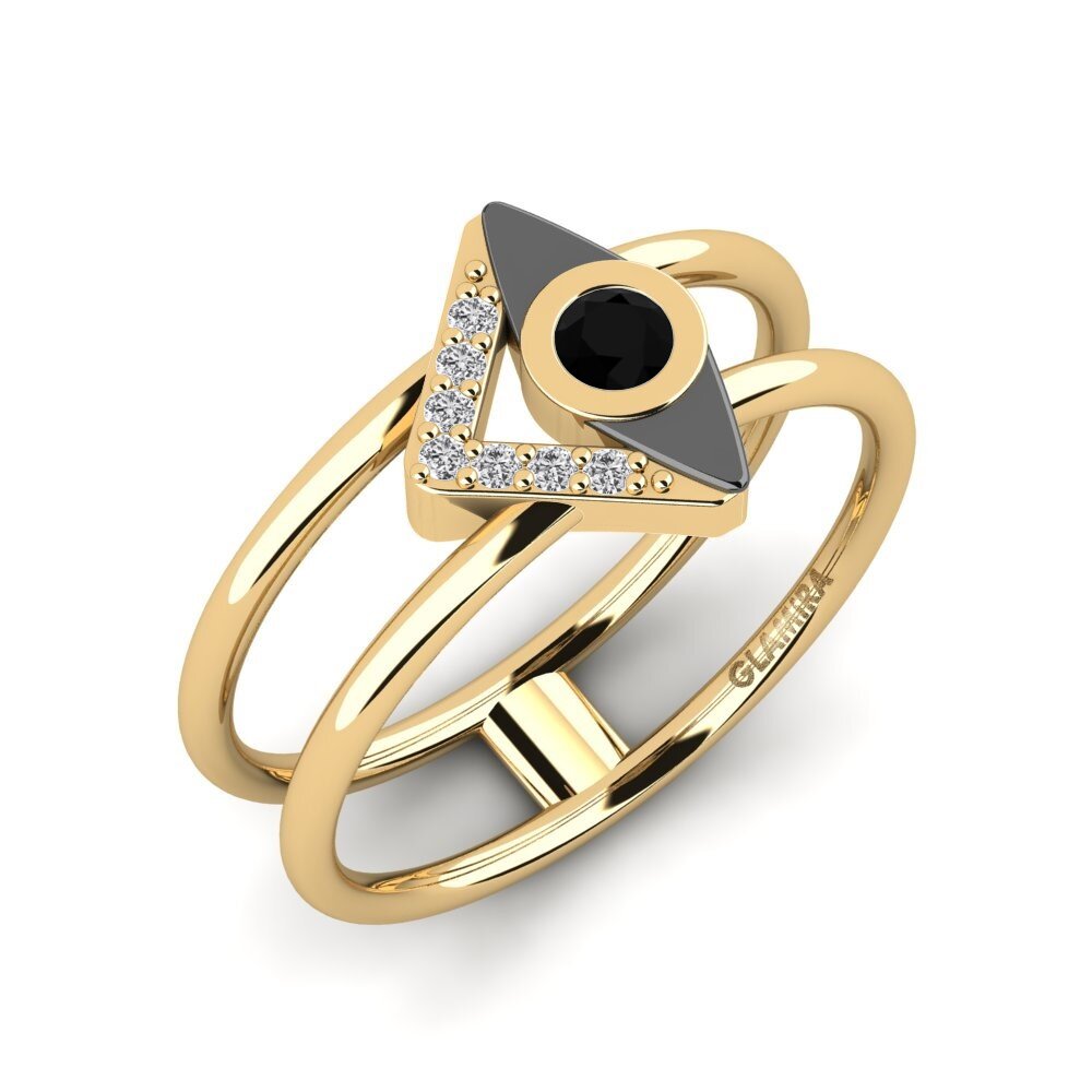 Black Onyx Ring Eyelash