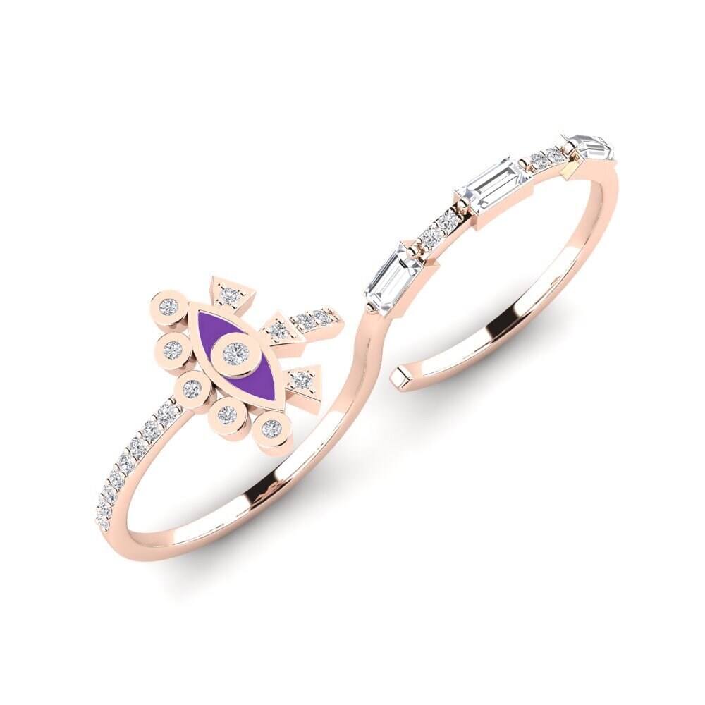 14ct Rose Gold Ring Galatia