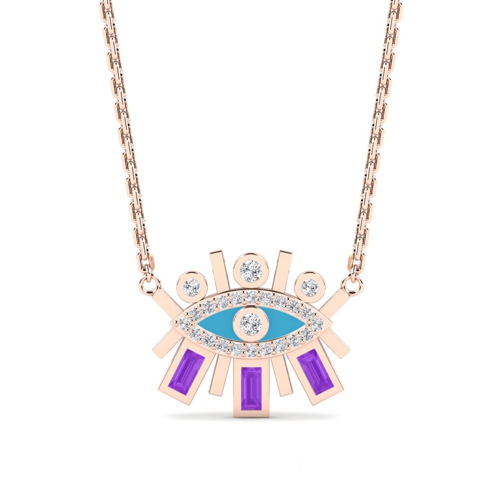 Amethyst Women's Necklace Galien