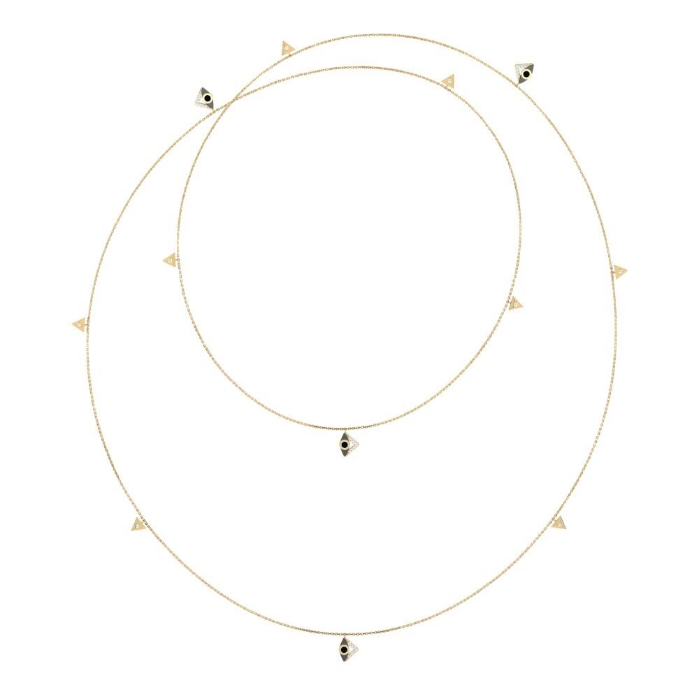 Black Onyx Women's Necklace Kasara