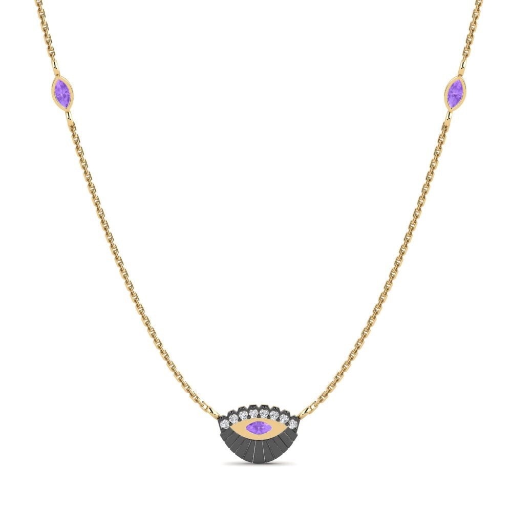 Amethyst Women's Necklace Kehua