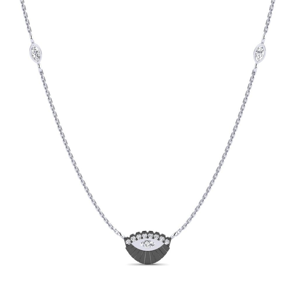 Paladio 950 Diamante Collar de Mujer Kehua