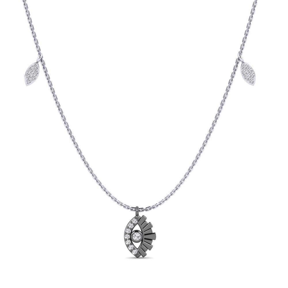 Paladio 950 Diamante Collar de Mujer Laudorio