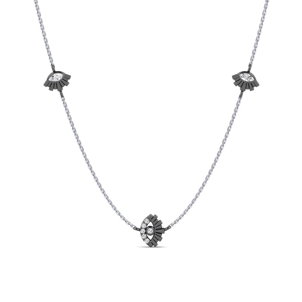 Paladio 950 Diamante Collar de Mujer Louer