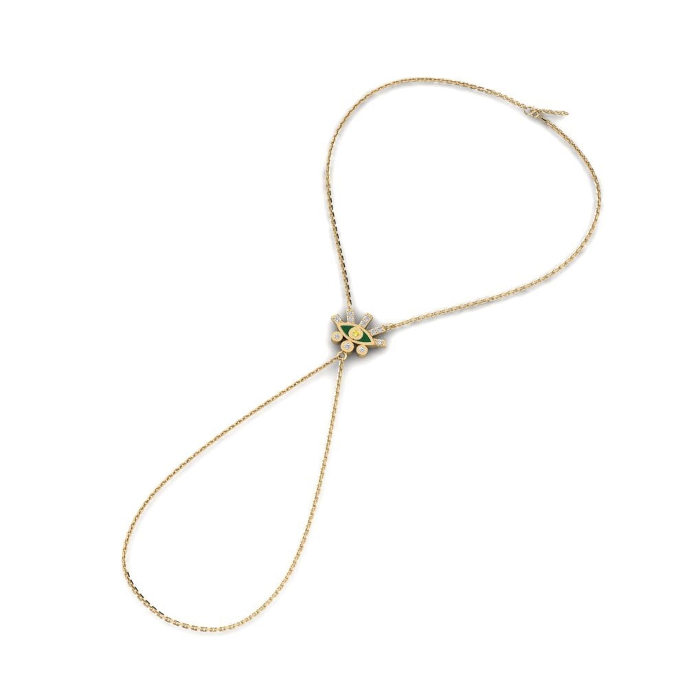 Yellow Sapphire Finger Bracelet Numinous