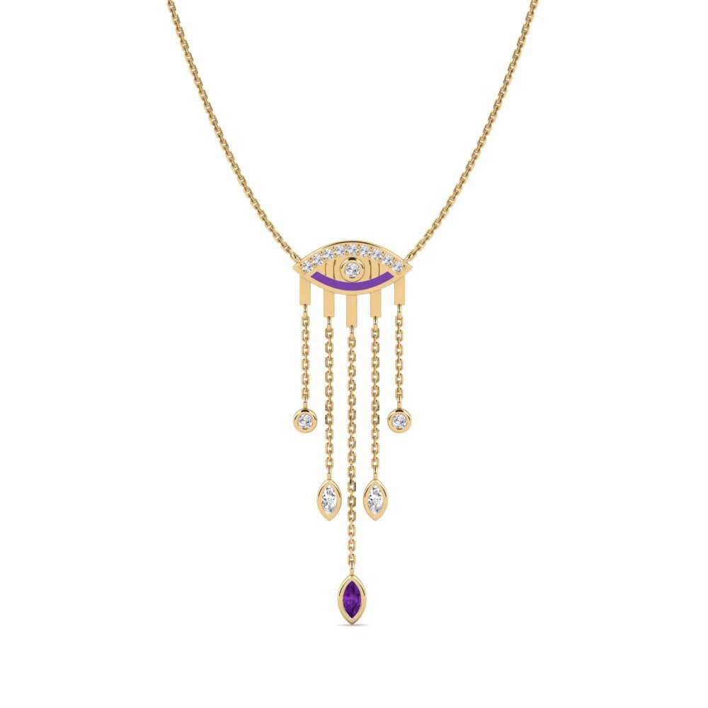 Amethyst Women's Necklace Paista