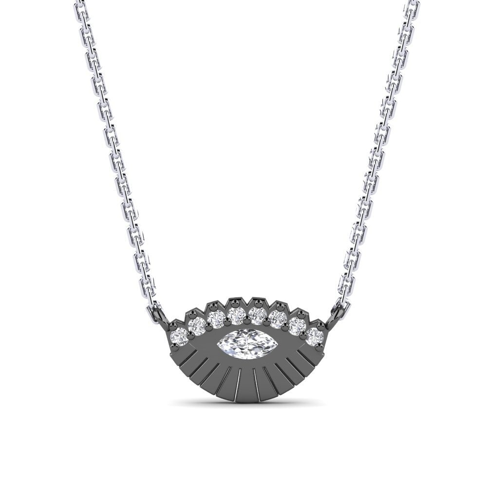 Paladio 950 Diamante Collar de Mujer Phela