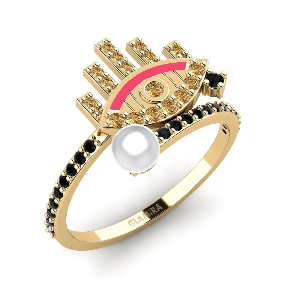 Brown Diamond Ring Ragyog