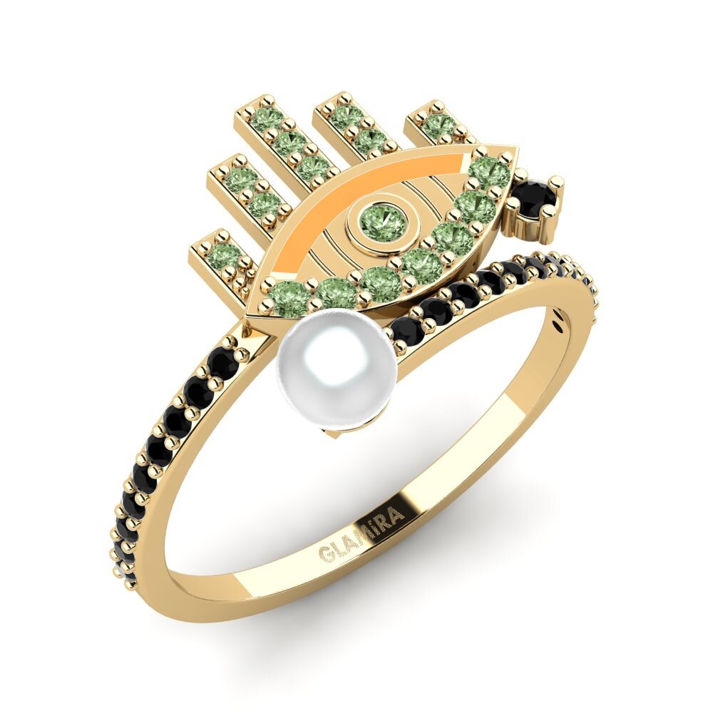 Green Diamond Ring Ragyog