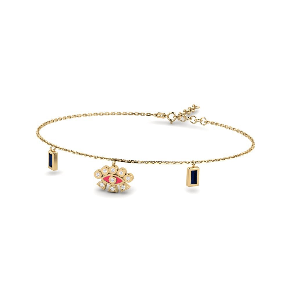 Baguette Zafiro Pulsera de Mujer Saroz