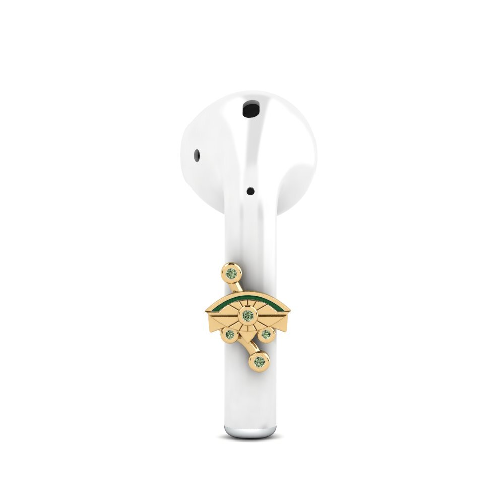 Green Diamond Airpods® Sumunar