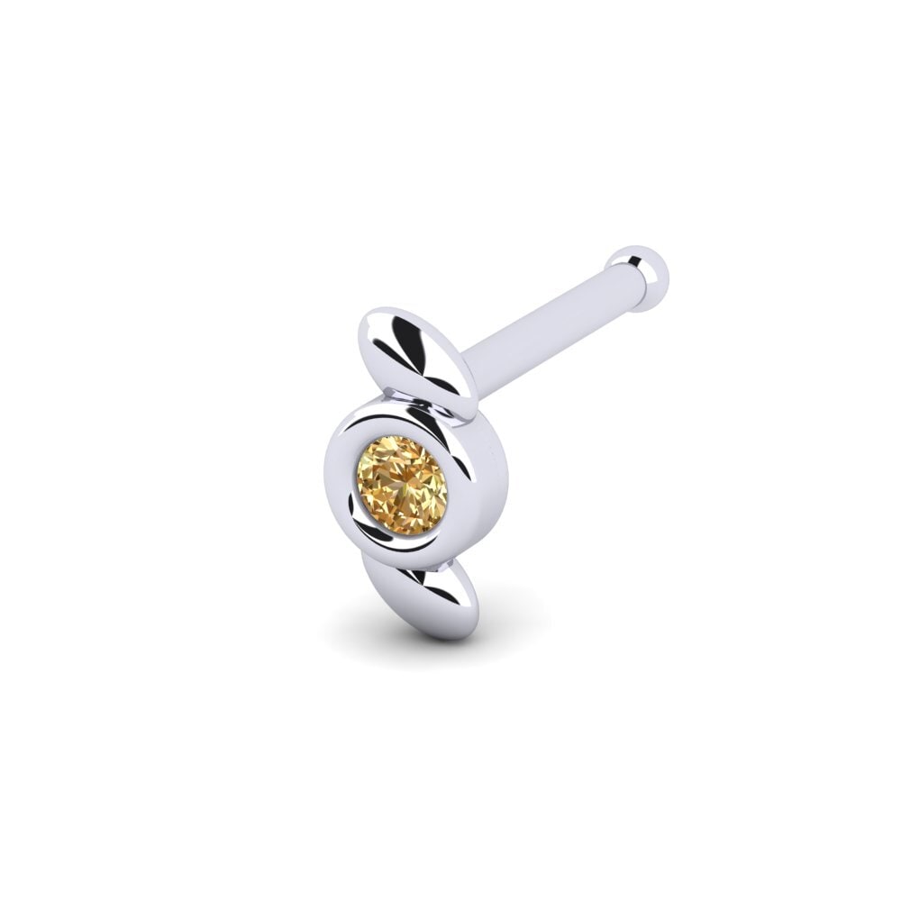 Diamant Brun Piercing Nez Exang