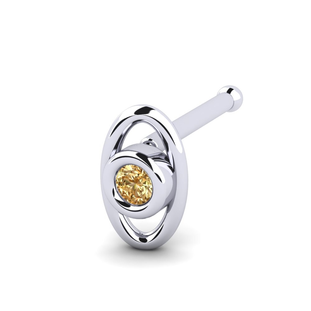 Diamant Brun Piercing Nez Feywor
