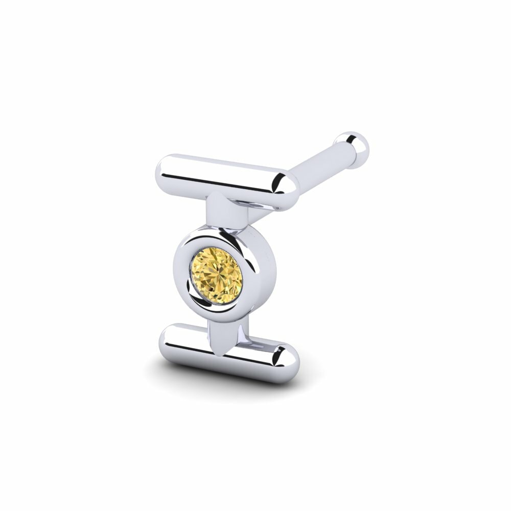 Piercing Nez Gryse Diamant Jaune