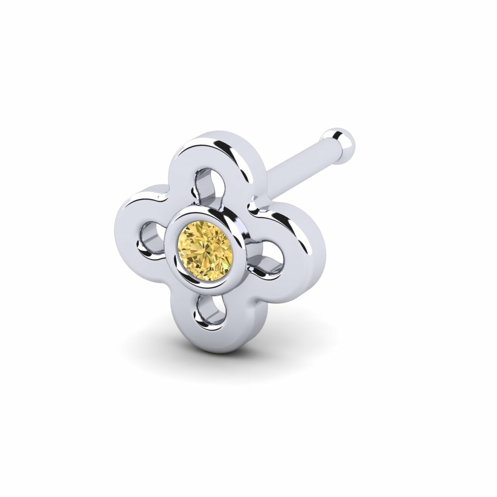 Gele Diamant Neus Pin Hardo