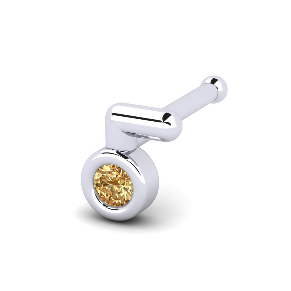 Diamant Brun Piercing Nez Kamismo